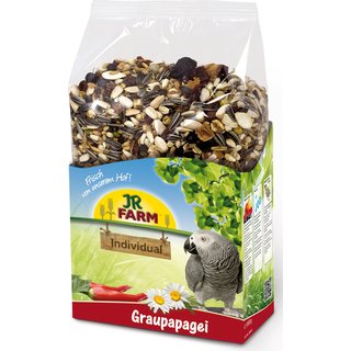 JR FARM Individual Graupapagei 950 g