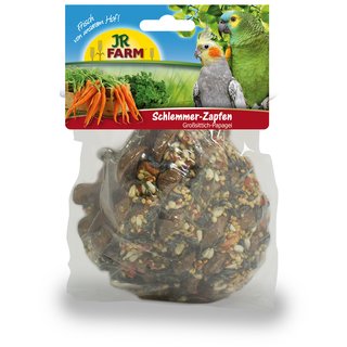 JR FARM Schlemmer-  Zapfen Grosittich & Papagei 195g (1 Stck)