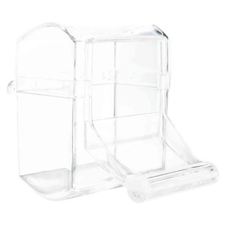 Trixie Futternapf mit Landeplatz, Kunststoff, 70 ml/ 77 cm, transparent