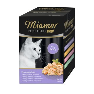 Miamor Feine Filets Mini Multibox Feine Auslese 8x50g