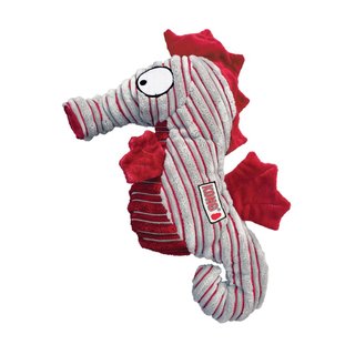 KONG CuteSeas Seahorse L, rot