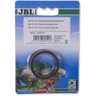 JBL ProCristal UV-C Dichtung Schlauchanschluß 4 Stück 5,11,18,36W