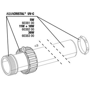 JBL ProCristal UV-C Quarzglas Set 5W