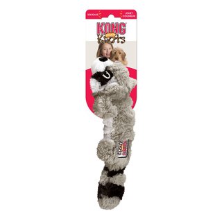 KONG Scrunch Knots Racoon M/L, grau