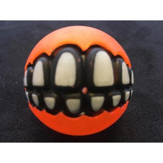 Rogz Grinz Hundeball orange 8cm