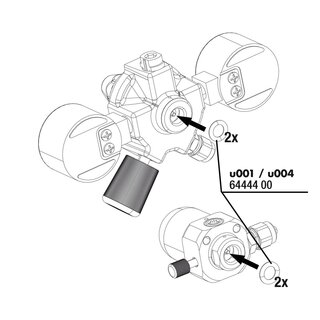 JBL PROFlora O-Ringdichtung fr u System 2 Stck