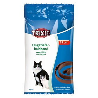 Trixie Ungeziefer- Halsband gegen Flöhe und Zecken  für Katzen, 35 cm