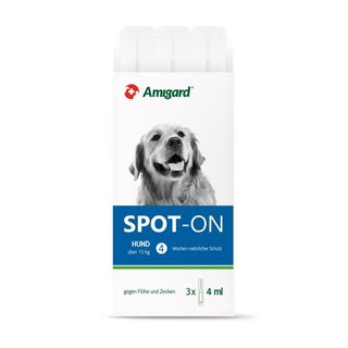 Amigard Spot-on Hund > 15 Kg, 3 x 4,0 ml