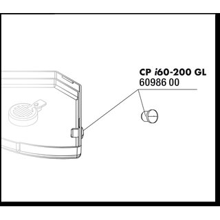 JBL Gummipuffer Bodenplatte 2 Stck CristalProfi i60- i200 greenline