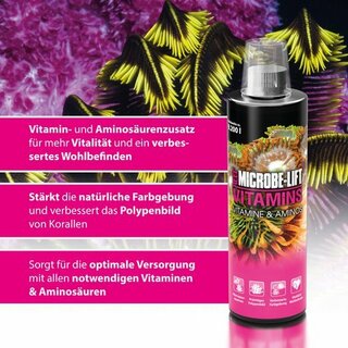 Microbe-Lift Vitamins Meerrwasser, Vitamine & Aminos 118ml