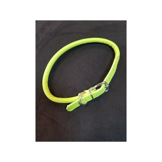 Jeggo Soft Rind Leder Halsband Viviana, Kiwi, 13mm/64cm