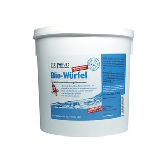 Tripond Biowrfel 10 Liter inkl Filtersack fr ca. 10.000 Liter