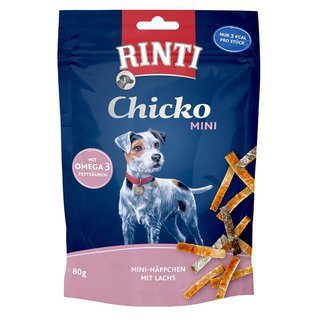 Rinti Snack Chicko Mini Hppchen Lachs 80g