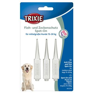 Floh- und Zeckenschutz Spot- On fr mittlere Hunde, 3 X 3 ml