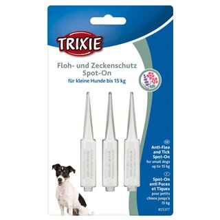 Trixie Floh- und Zeckenschutz Spot-On fr kleine Hunde 3 x 1,5ml