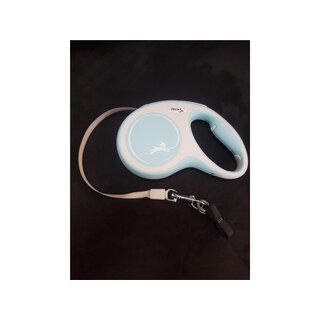 flexi New COMFORT, Gurt, M: 5m, hellblau
