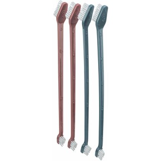 Zahnbrsten-Set, 23cm, 4 ST.diverse Farben