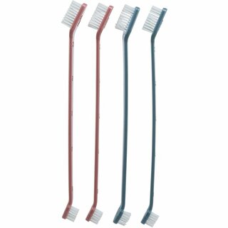 Zahnbrsten-Set, 23cm, 4 ST.diverse Farben