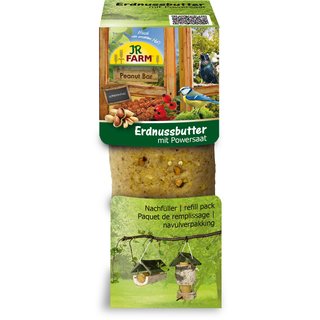 JR FARM Peanut Bar Erdnussbutter mit Powersaat 350g (1 Stck)