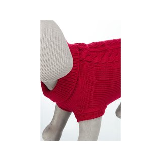 Trixie Pullover Kenton, S: 33cm, rot