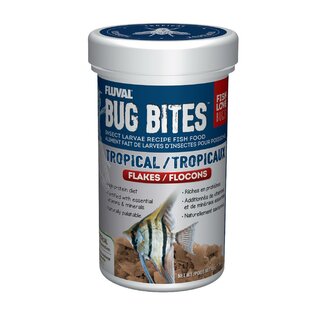 Fluval Bug Bites Flocken Tropische Fische 45g/ 250ml