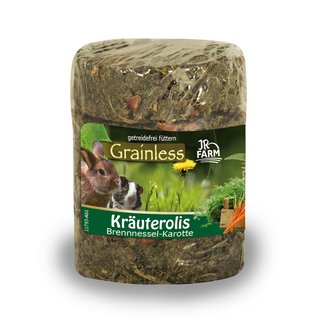 JR FARM Grainless Kruterolis Brennnessel- Karotte 80g (4 Stck)