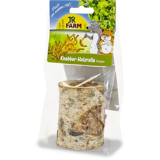 JR FARM Knabber- Holzrolle Protein 150g