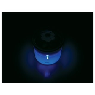 Catit 2.0 Blumentrinkbrunnen, 3 Liter, blau, mit LED