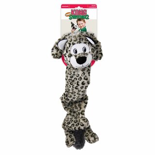 KONG Stretchezz Jumbo Leopard XL (58cm), grau