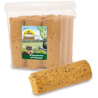 JR FARM Peanut Bar Erdnussbutter mi Holunder 3,15kg (9 Stck)