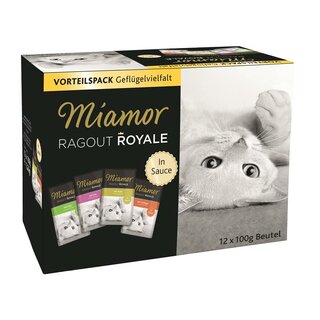 Miamor FB Ragout Royale Geflgelvielfalt in Sauce Multi Box 12x100g