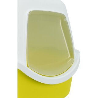 Trixie Katzentoilette Vico, mit Haube, 40 x 40 x 56 cm, lime/wei