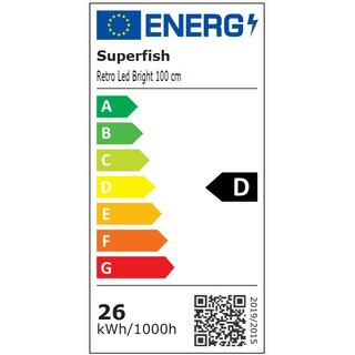 Superfish Retro LED Bright 100cm, 26W, 10290K (T8/38W & T5/54W)