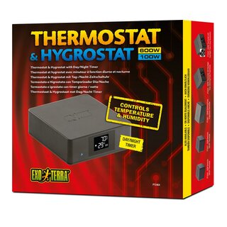 Exo Terra Thermostat & Hygrostat mit Timer 600W/100W