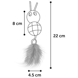 KS vinta Raupe + Feder 17cm