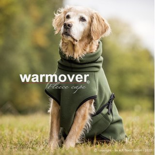 Warmover Fleece cape pine green S 59cm