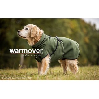 Warmover Fleece cape pine green S 59cm