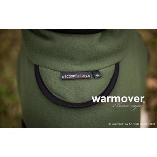 Warmover Fleece cape pine green S 59cm