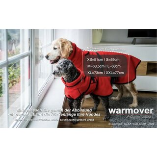 Warmover Fleece cape Red Fire XS 51cm