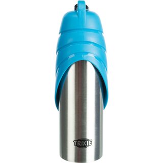 Trixie Flasche mit Trinknapf, Edelstahl/Kunststoff, 0,75l diverse Farben