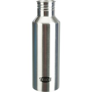 Trixie Flasche mit Trinknapf, Edelstahl/Kunststoff, 0,75l diverse Farben