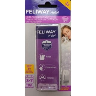 Ceva Cat Feliway Help! Nachfllset, 3er Pack