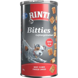 Rinti Bitties Rind pur freeze dried gefriergetrocknet, 30 g MHD 21.03.25