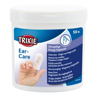 Trixie Ear Care Ohrenpflege, Fingerpads, 50ST.