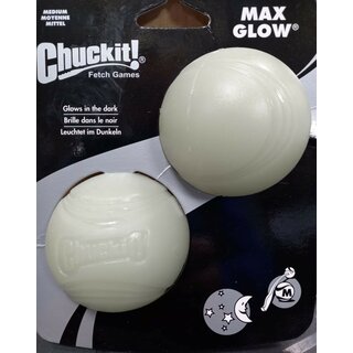 Chuckit Max Glow, medium 2er Set