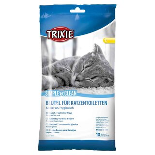 Trixie Simple`n`Clean Beutel fr Katzentoiletten, L, bis 46x59cm, 10 Stck