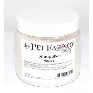 The Pet Factory Lehmpulver weiss 800g Dose