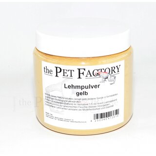 The Pet Factory Lehmpulver gelb 1kg Dose