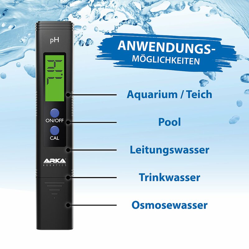 ARKA ARKA myAQUA pH/TDS/EC Measuring Device with Thermometer