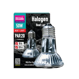 Arcadia Halogen Heat Lamp E27 50W (PAR20)